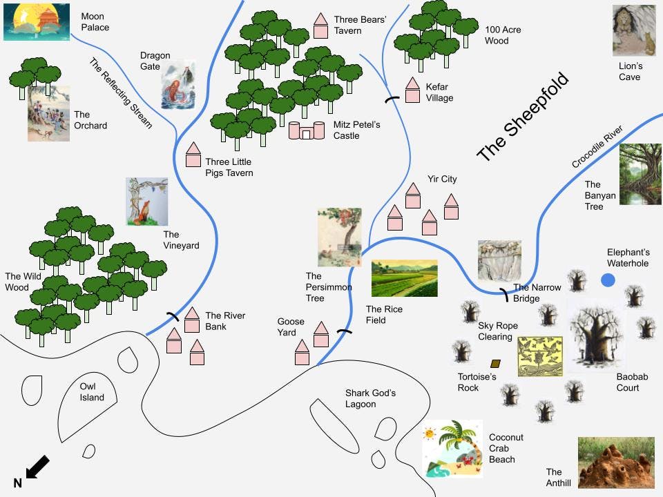 Kingdom of Sipur Map