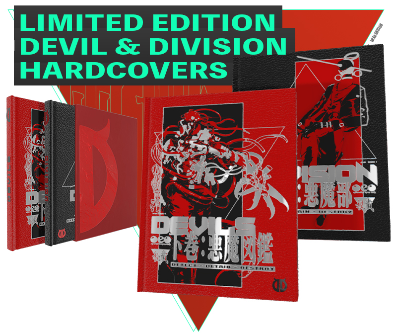 Limited Edition Devil & Division Hardcovers