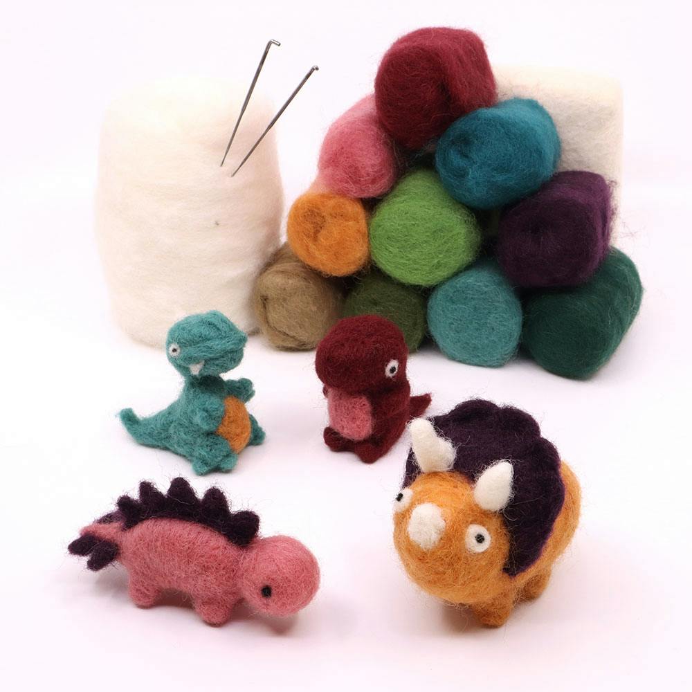 Dinosaur Needle Felting Kit