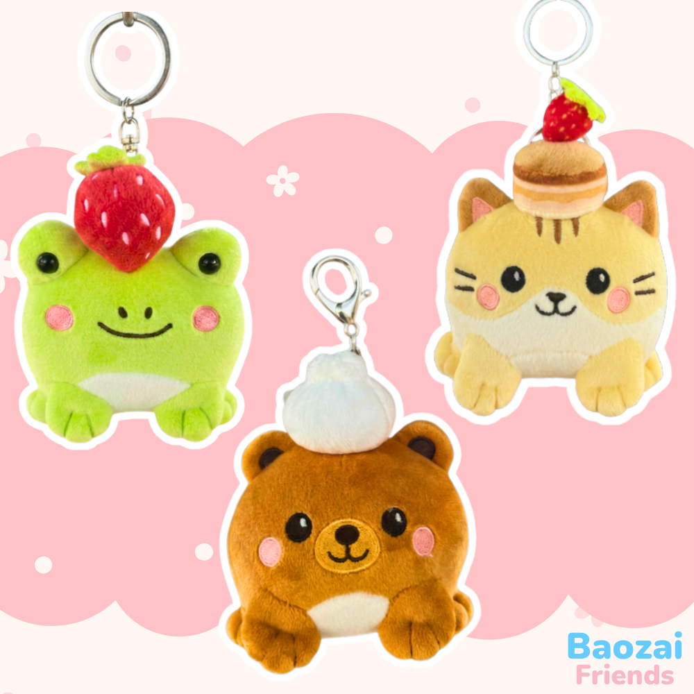 3x Pick Your Plushie Keychains Bundle (4")