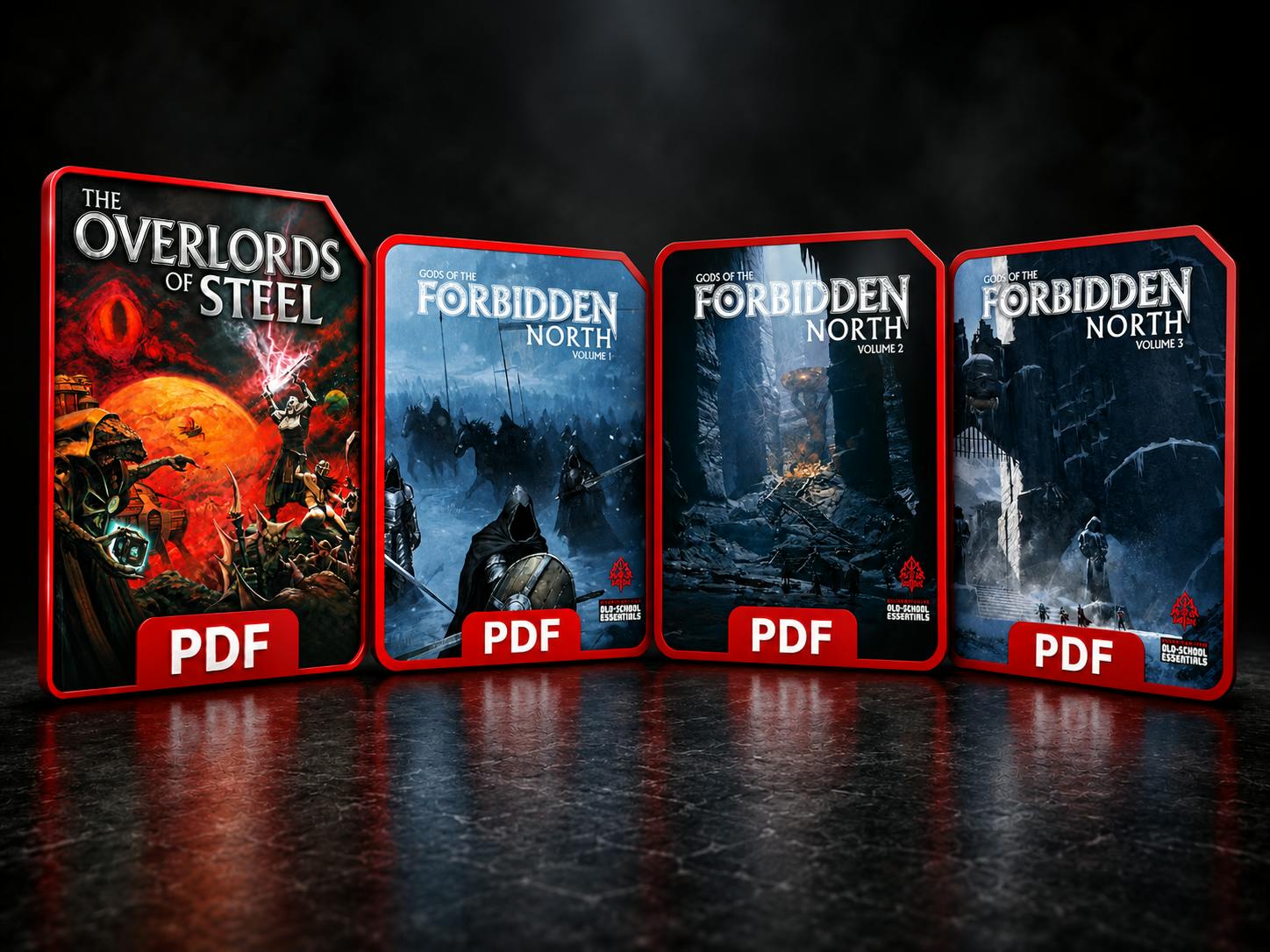 4-Book Digital Library Set