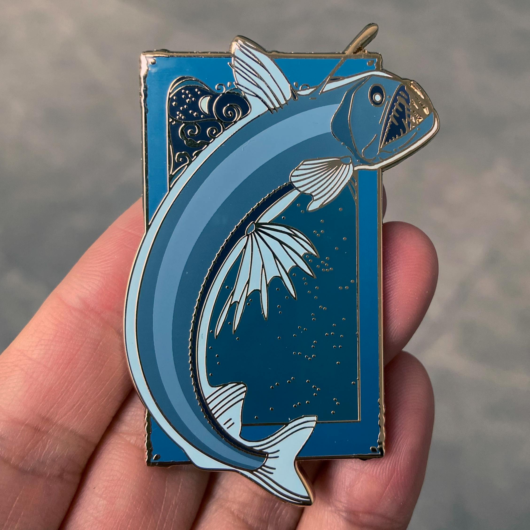 Viperfish Tarot Pin	
