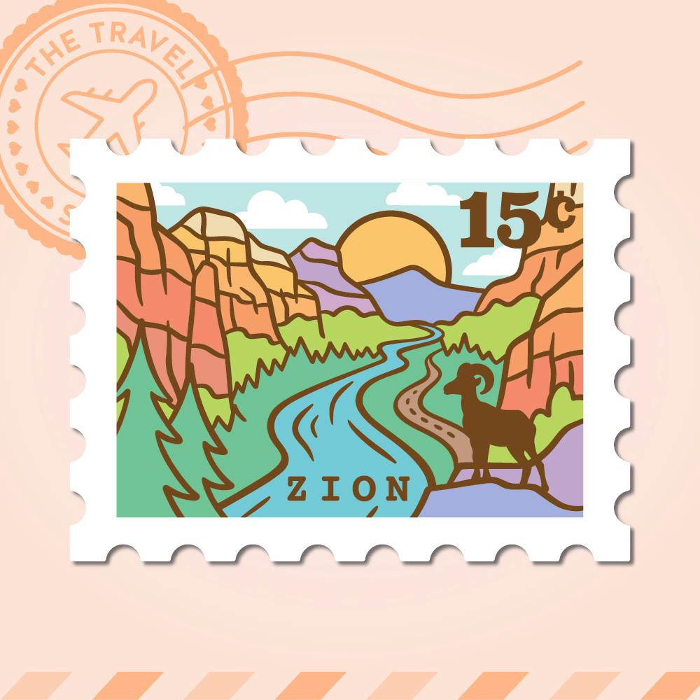 Zion Jumbo Vinyl Sticker