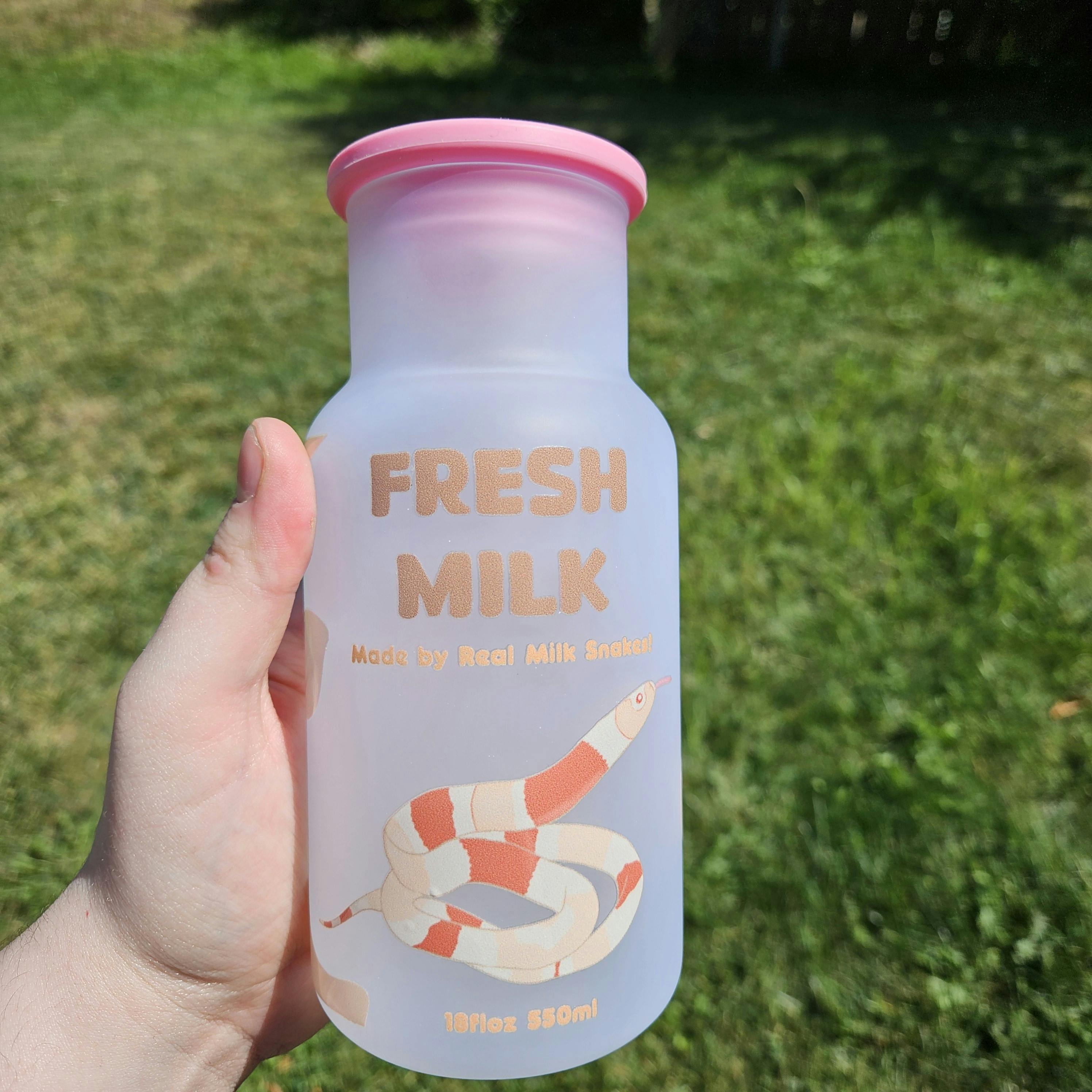 Fresh Milk Glass Tumbler