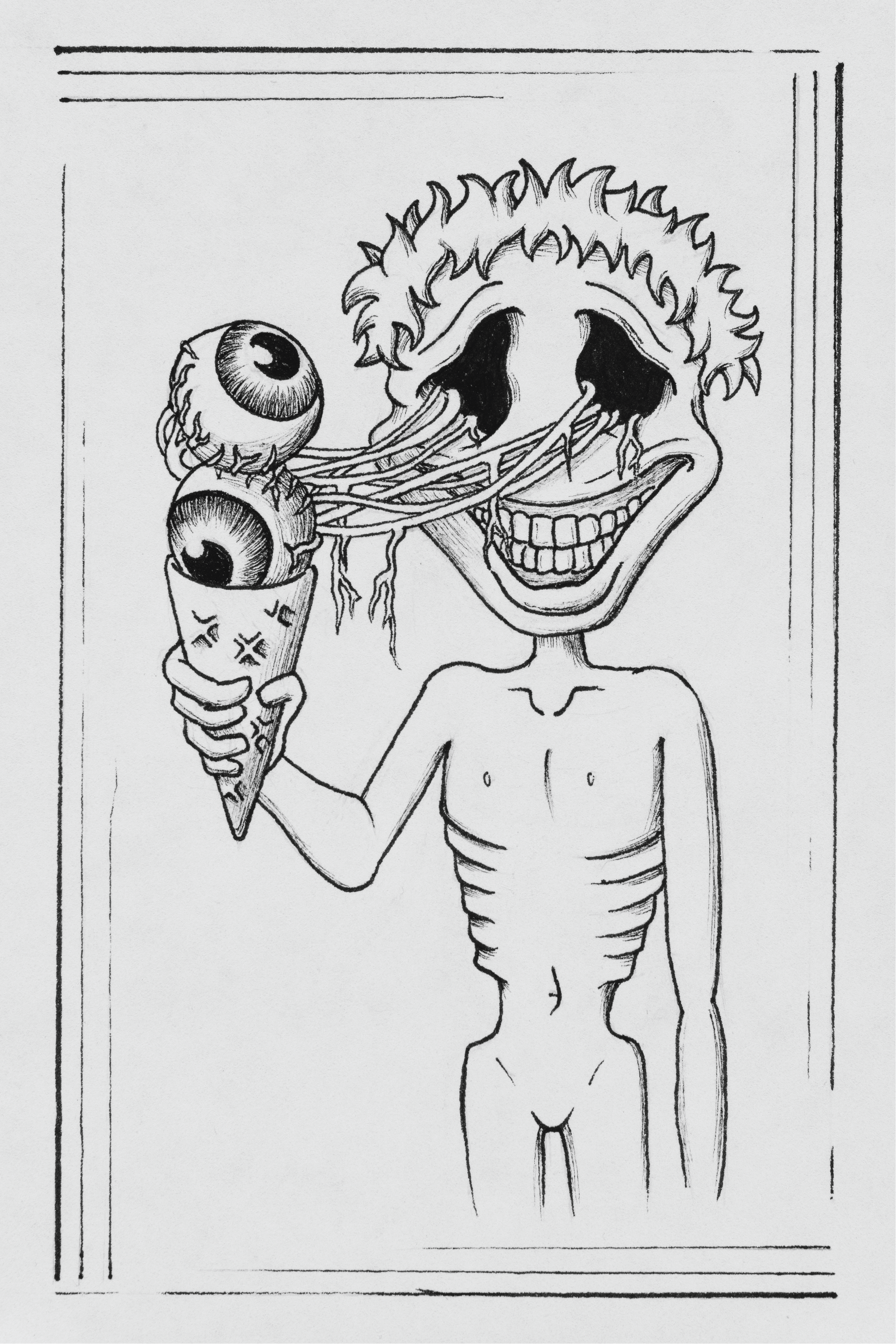 5x7 Print: Eyescream by Summer Faught