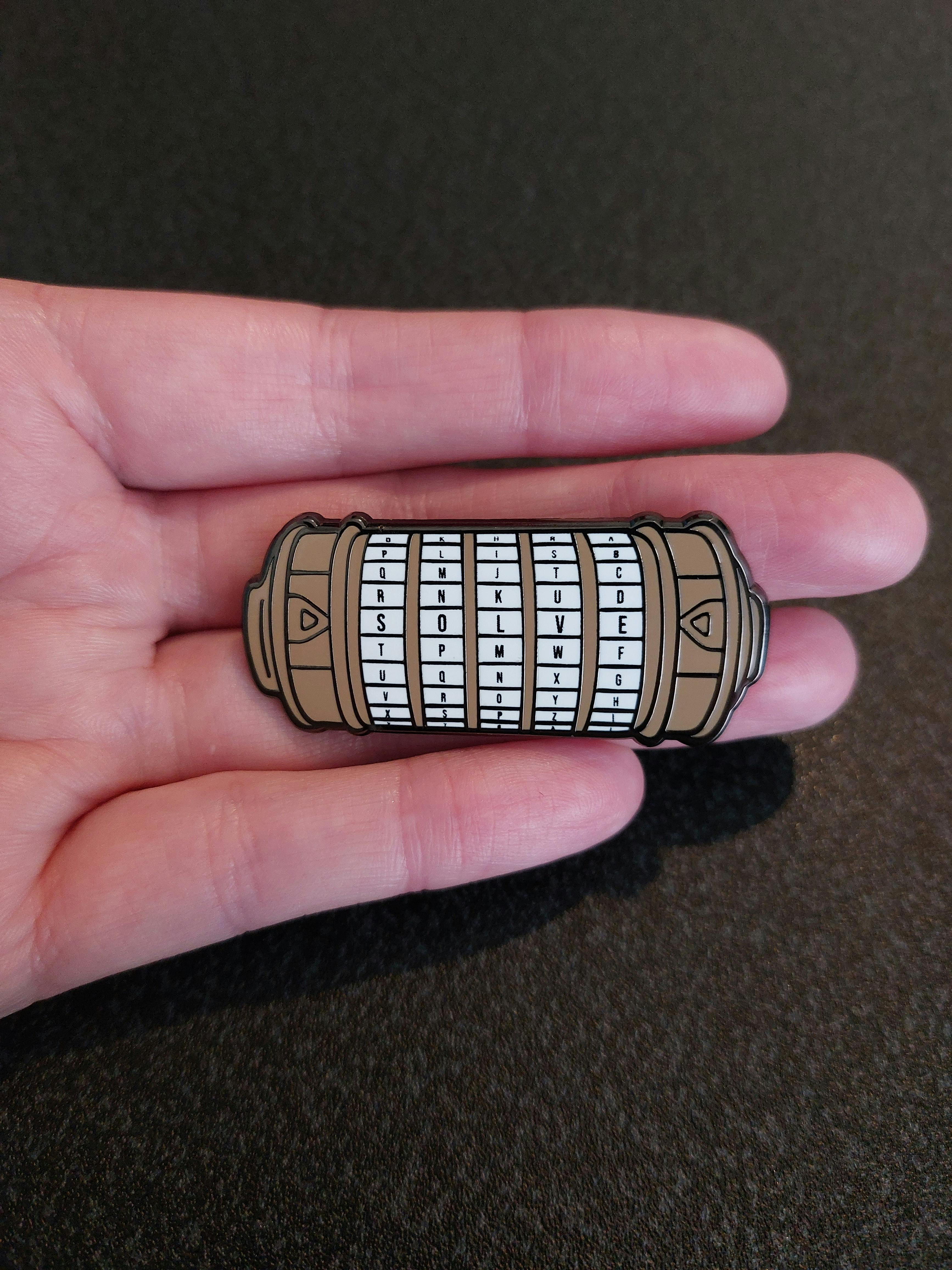  Cryptex Enamel Pin