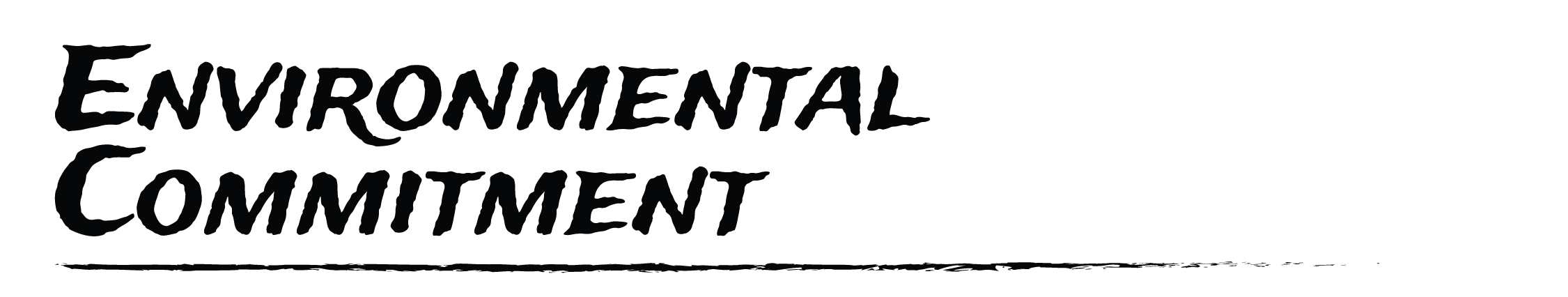 Environmental commitment