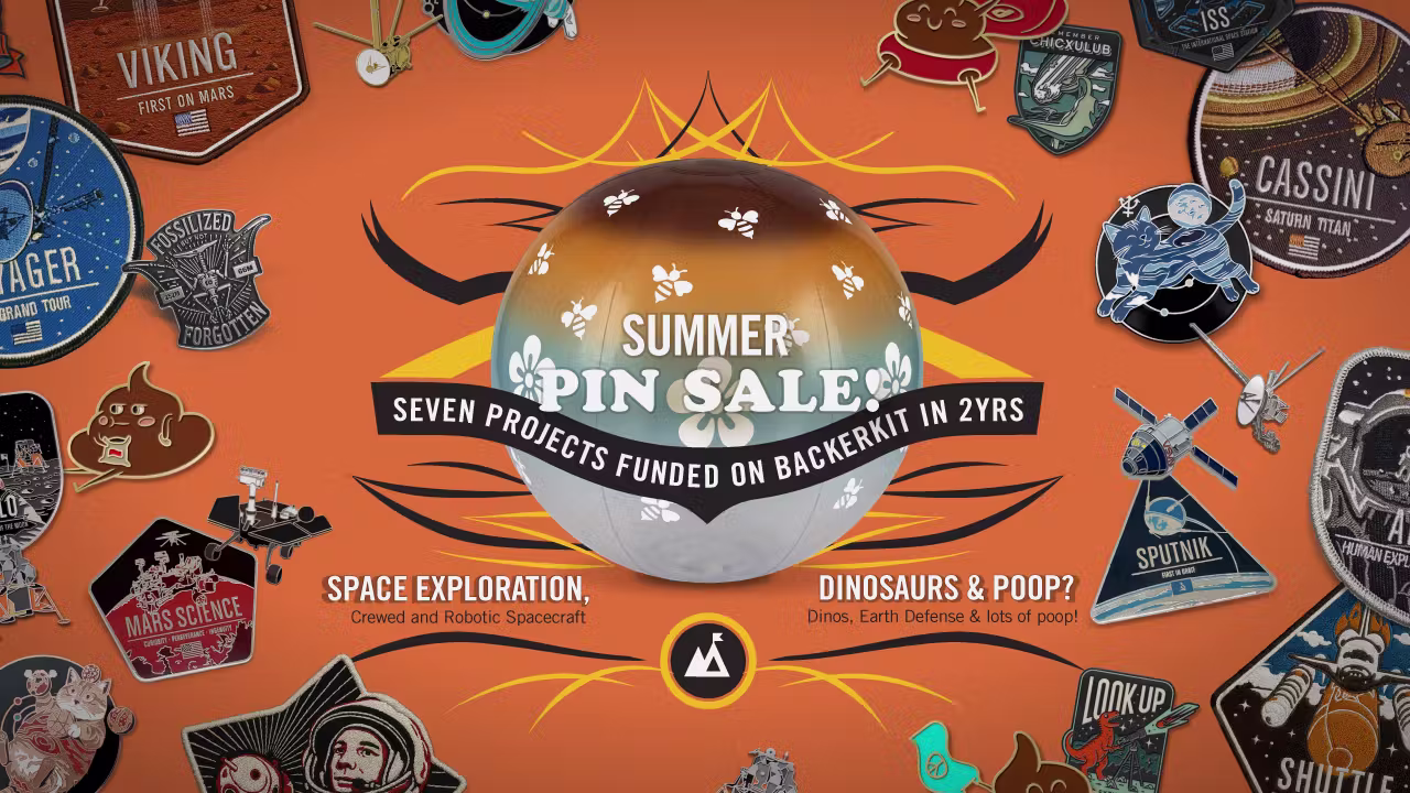 Summer Space Exploration Pin Sale (Plus Others)