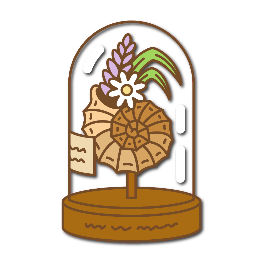 Ammonite Display (Beige)