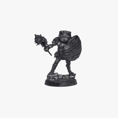 Frog Paladin Miniature