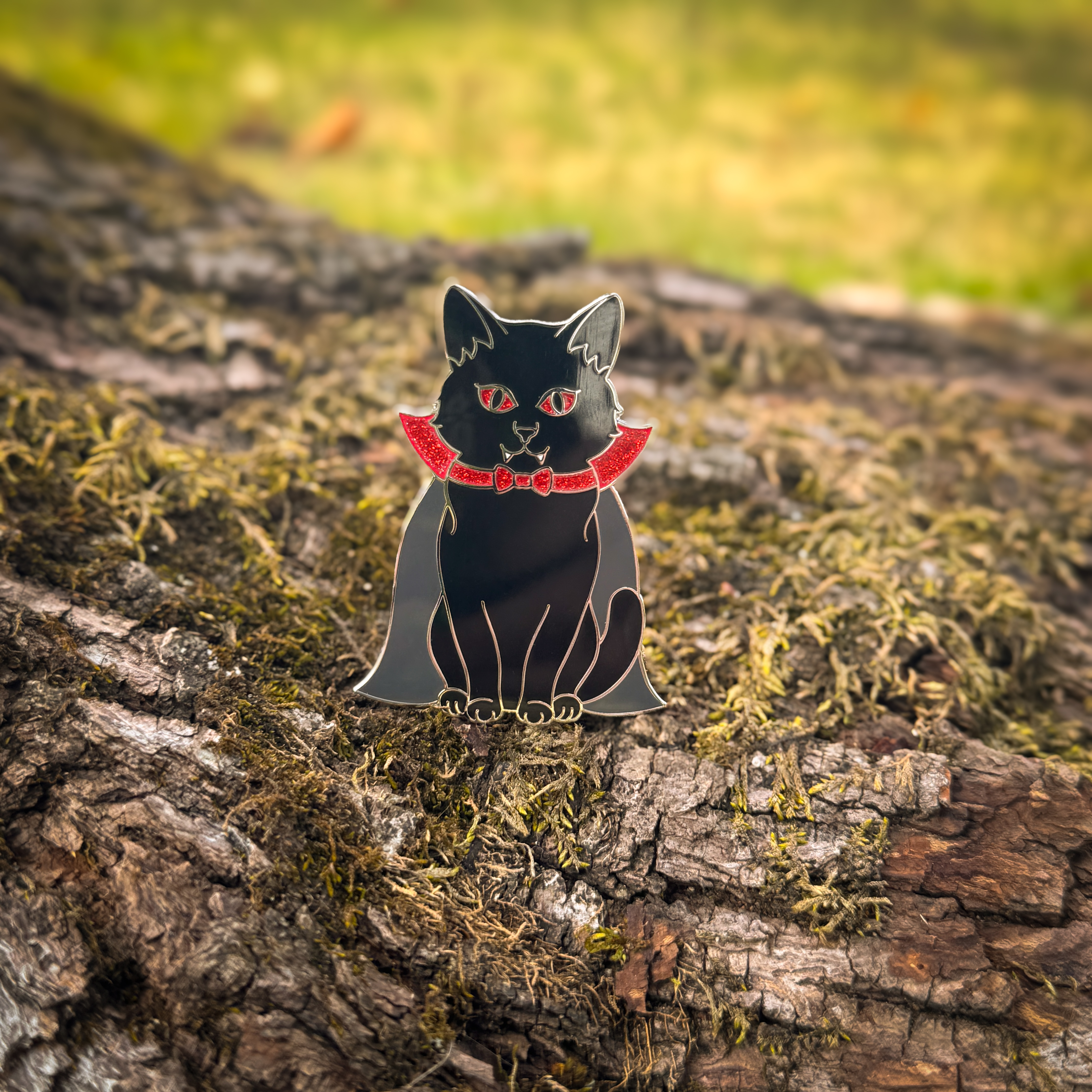Dracula Cat Pin