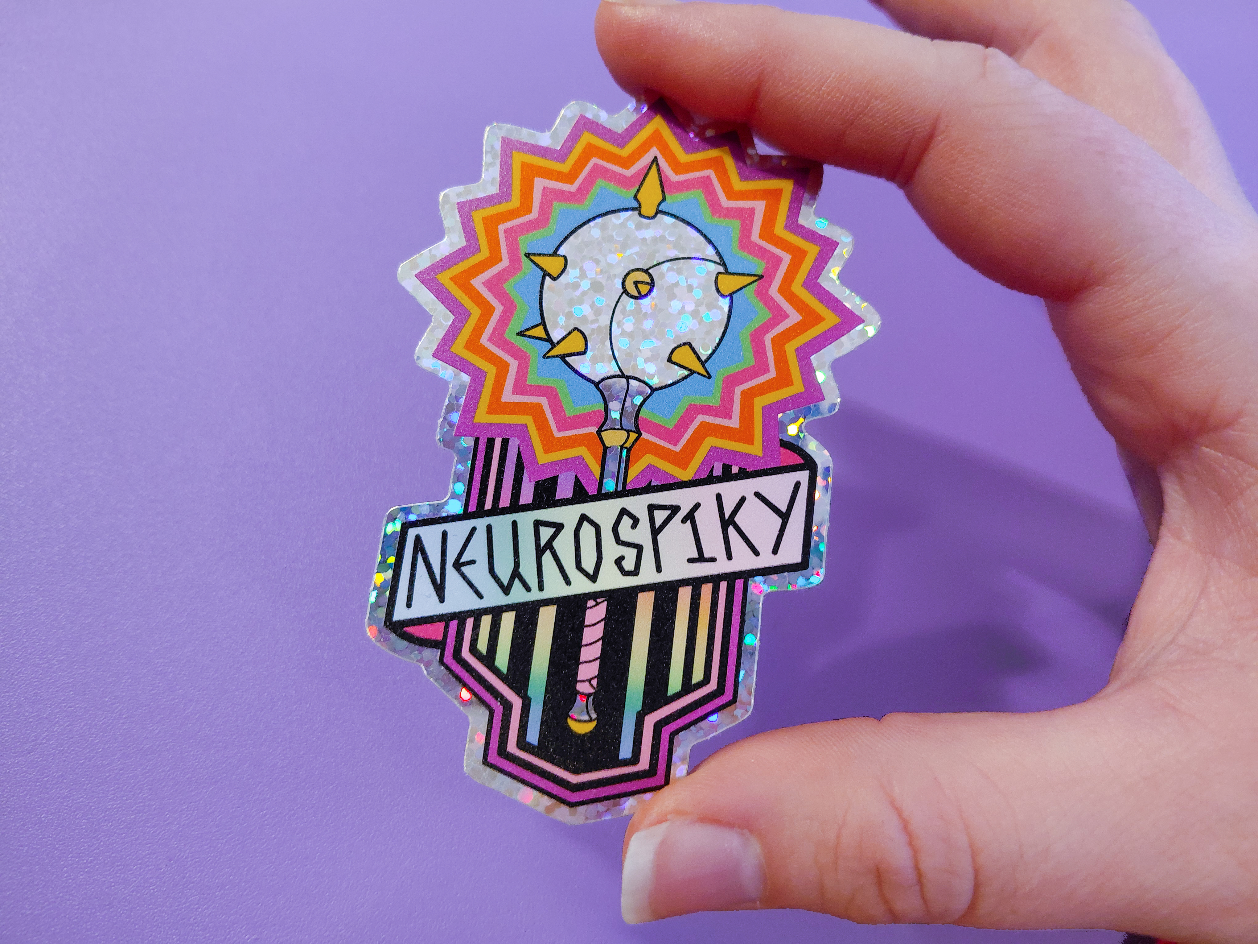Neurospiky Sticker