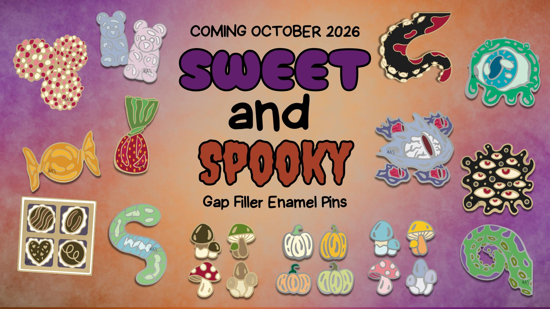 Sweet and Spooky | Gap Filler Mini Pins