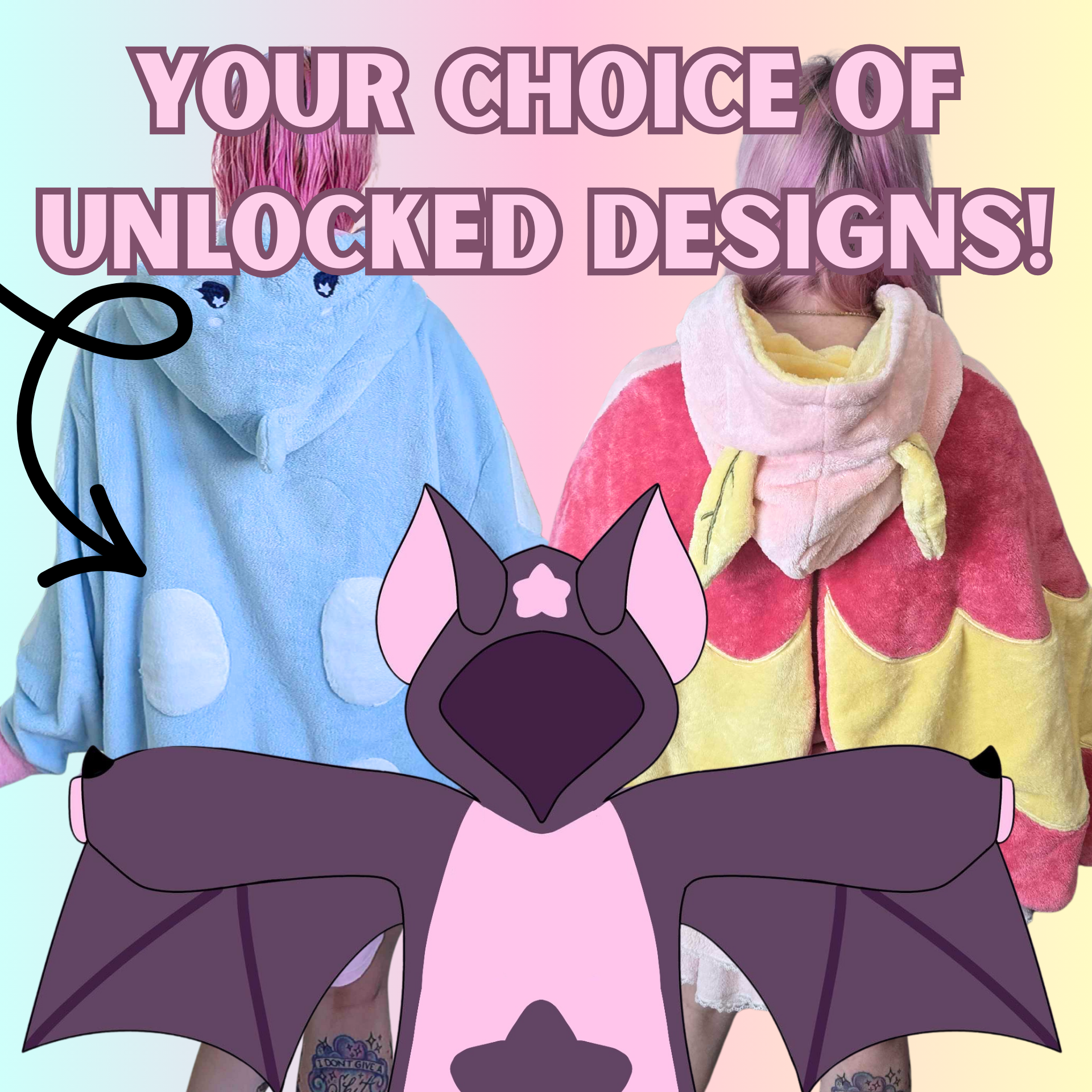 Three Snuggle-Wear Hoodie