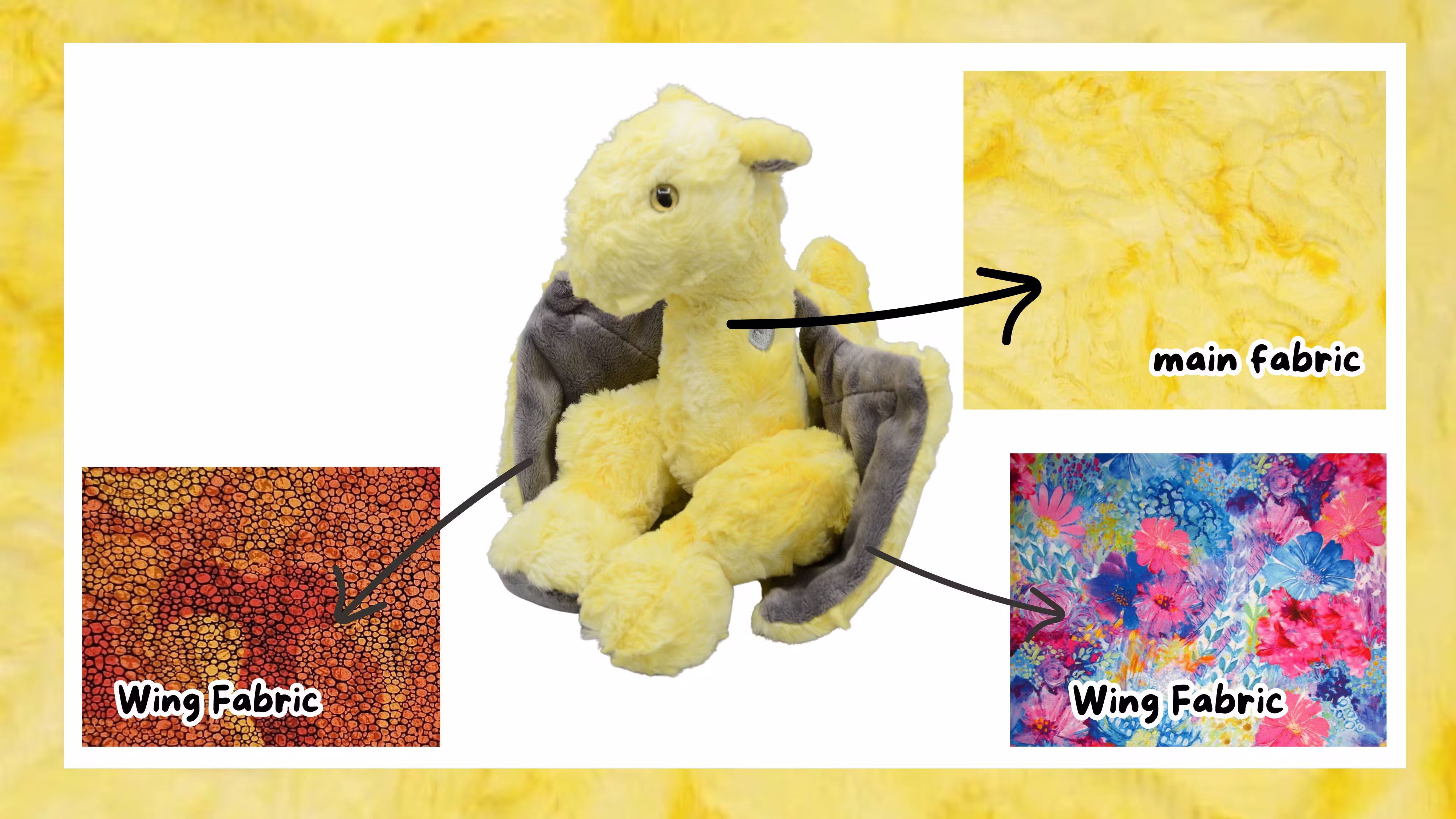 Yellow Legendary Handmade Dragon 