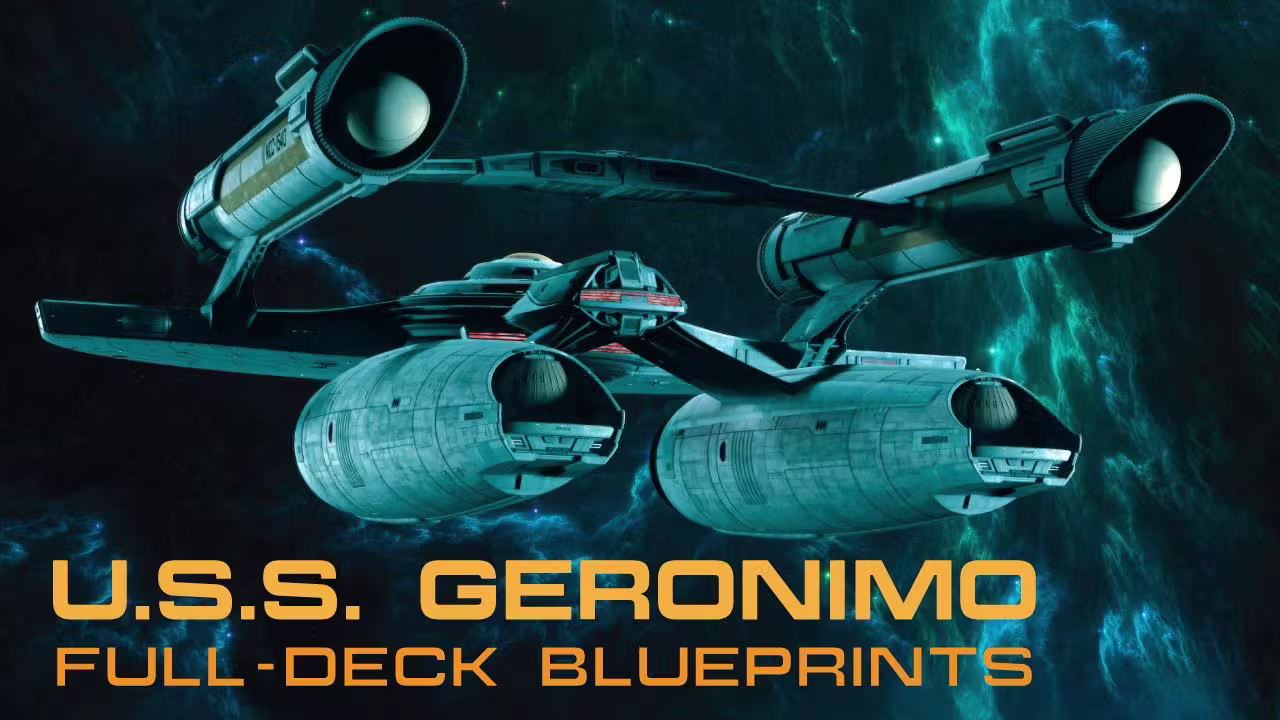 Axanar USS Geronimo Class Starship Blueprints