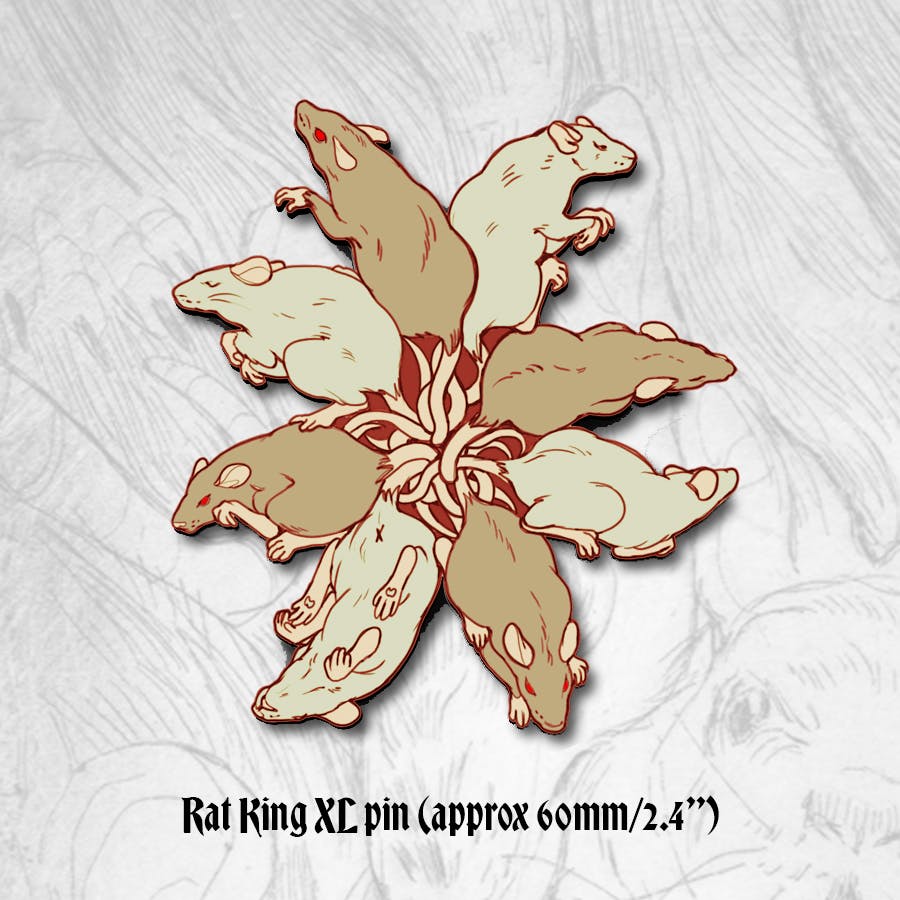 Rat king XL pin