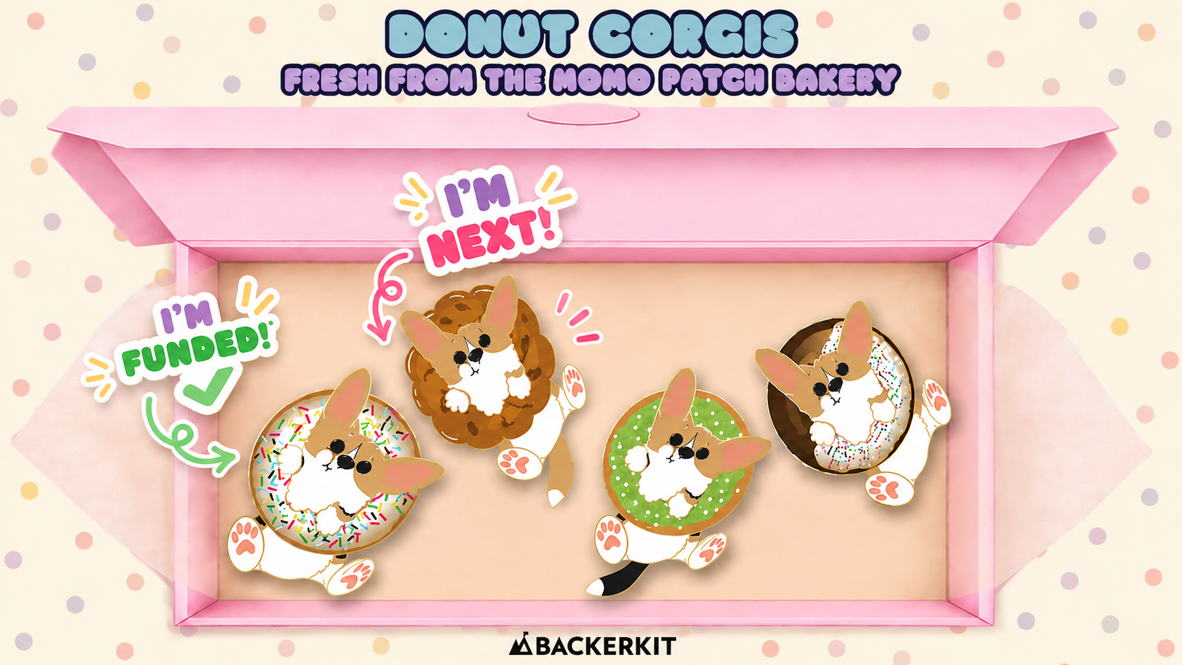 🍩 Donut Corgis: Sweet Enamel Pins & More