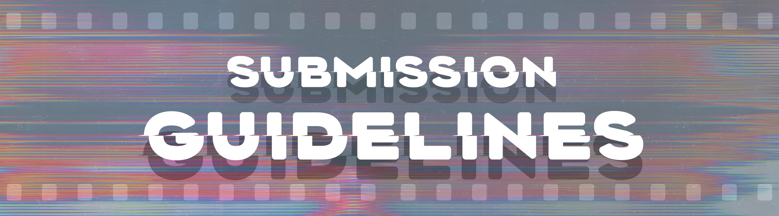 Submission Guidelines header image