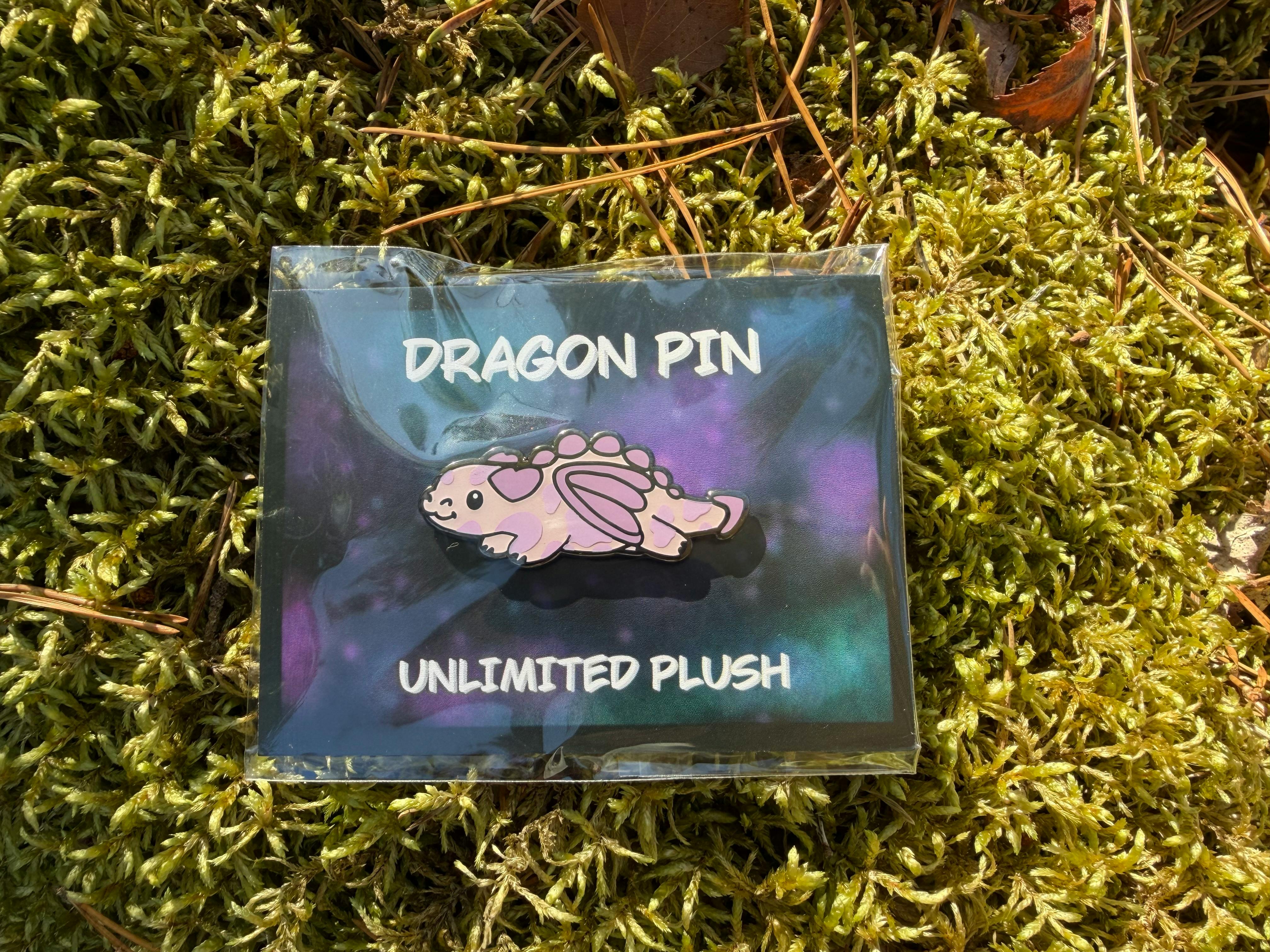 Dragon pin spots purple