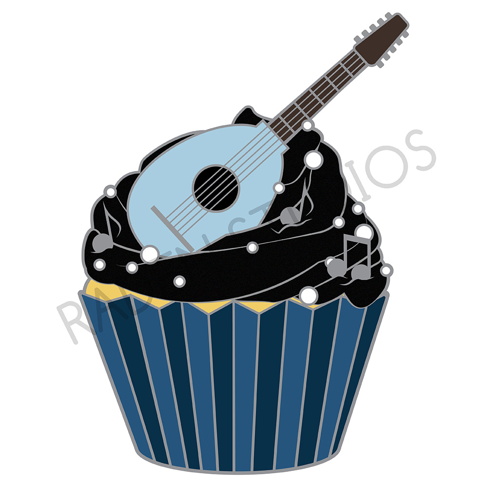 Mythical Bard Series - Bard's Cupcake (A-GRADE MINI PIN)