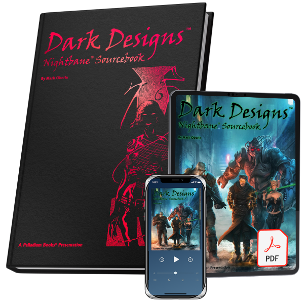 Nightbane® Dark Designs™ Hardcover, PDF, and Audiobook