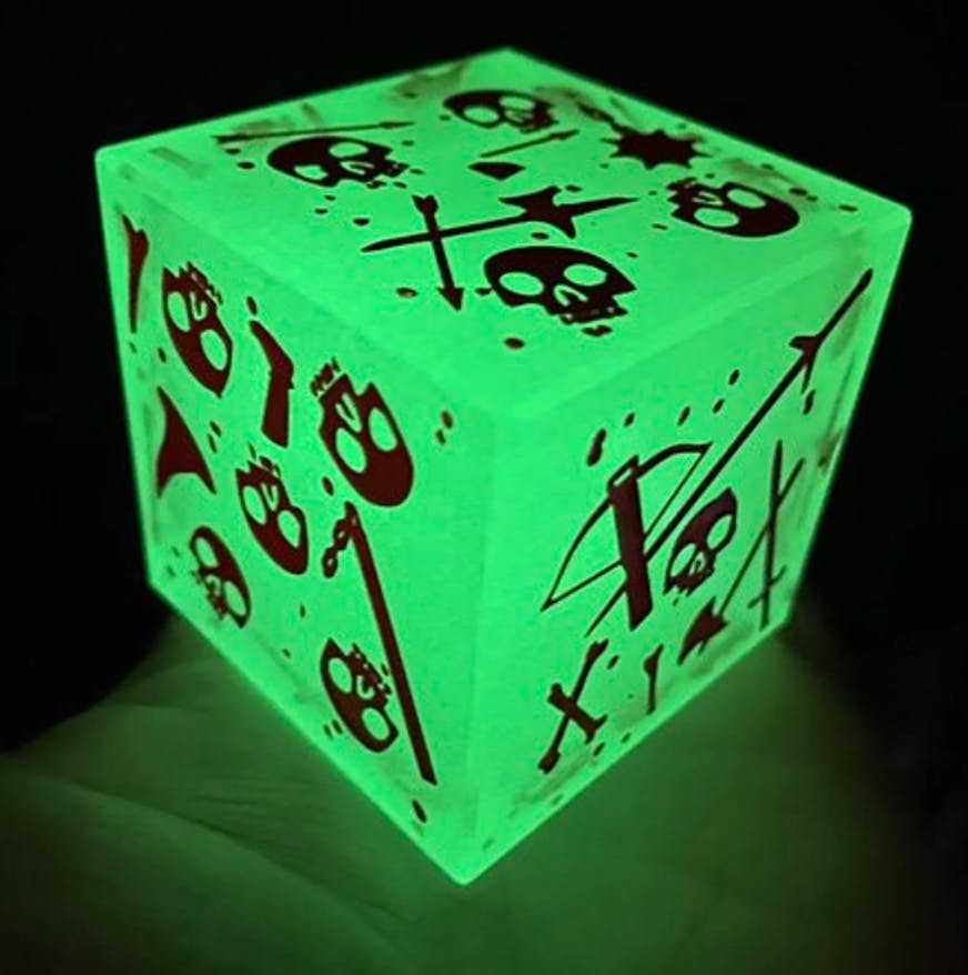 One 2" Glow in the Dark Massive Gelatinous