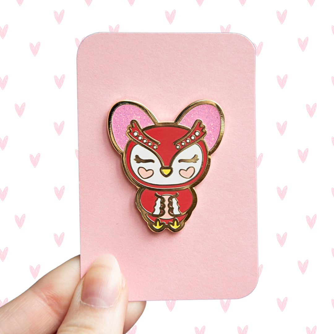 Astrology Owl Enamel Pin