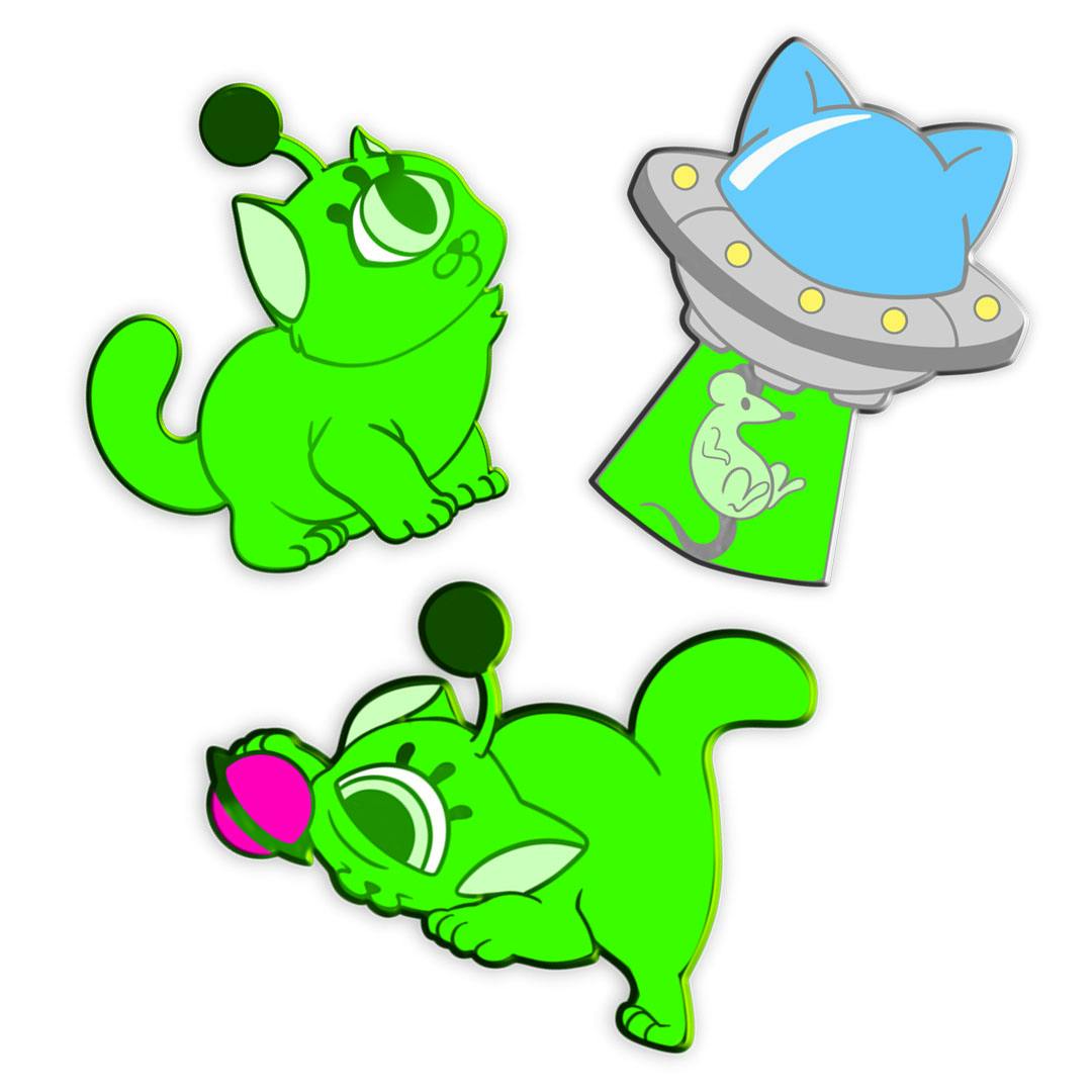 Purrkind Mini-Pin Trio