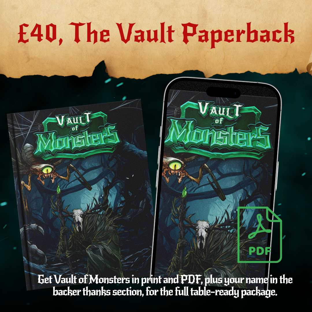 The Vault Paperback + PDF (Saving £5)