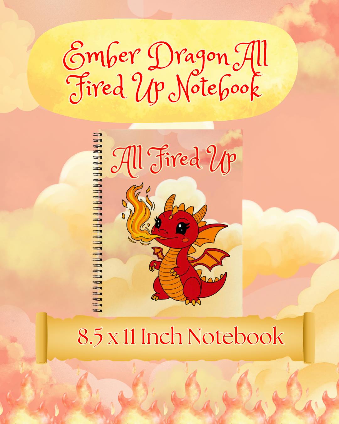 ✨Ember Dragon Notebook✨