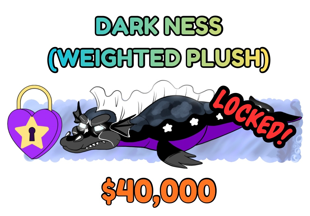 Dark Ness Weighted Plush Unlocked