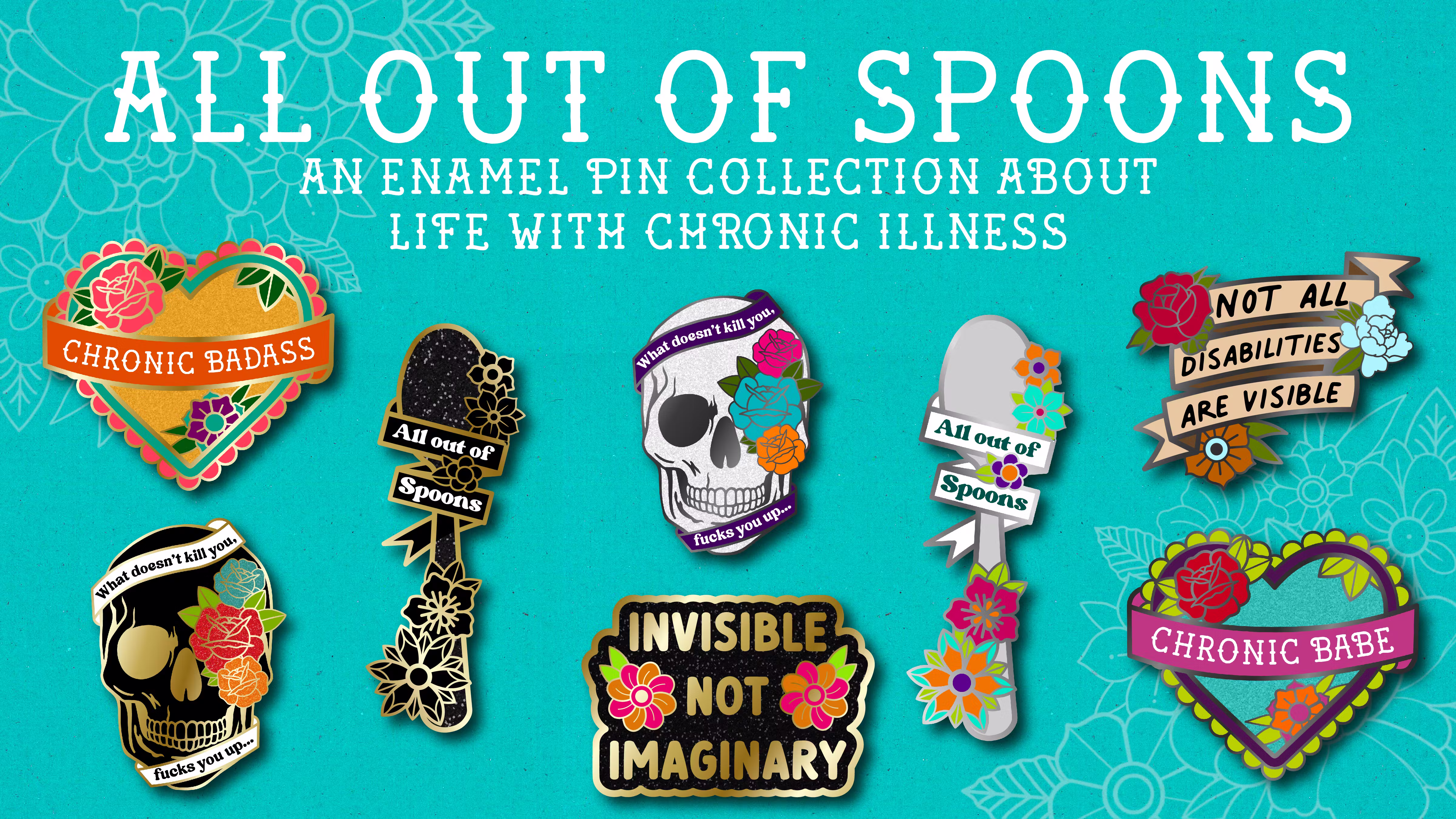 All Out of Spoons - A pin collection about chronic health