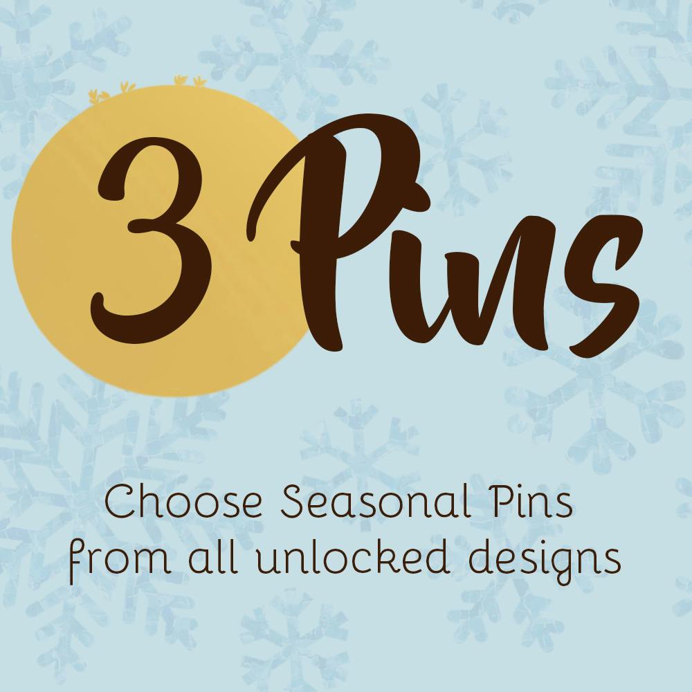 3x Season Pins - Three Seasons