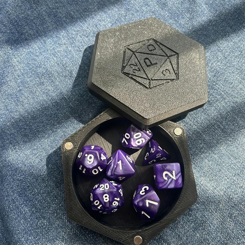 3D Magnetic Printed Dice Box