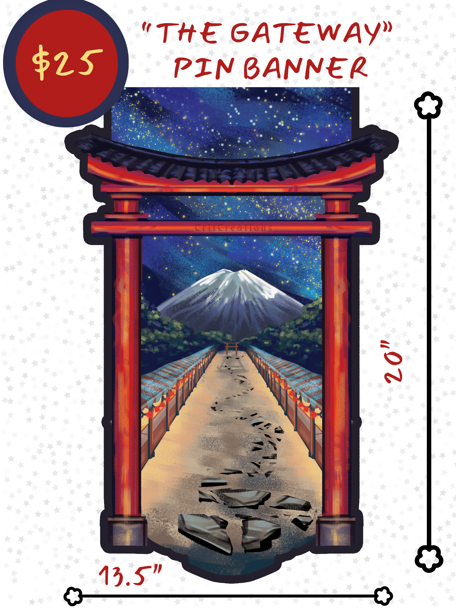 "The Gateway" Pin Banner