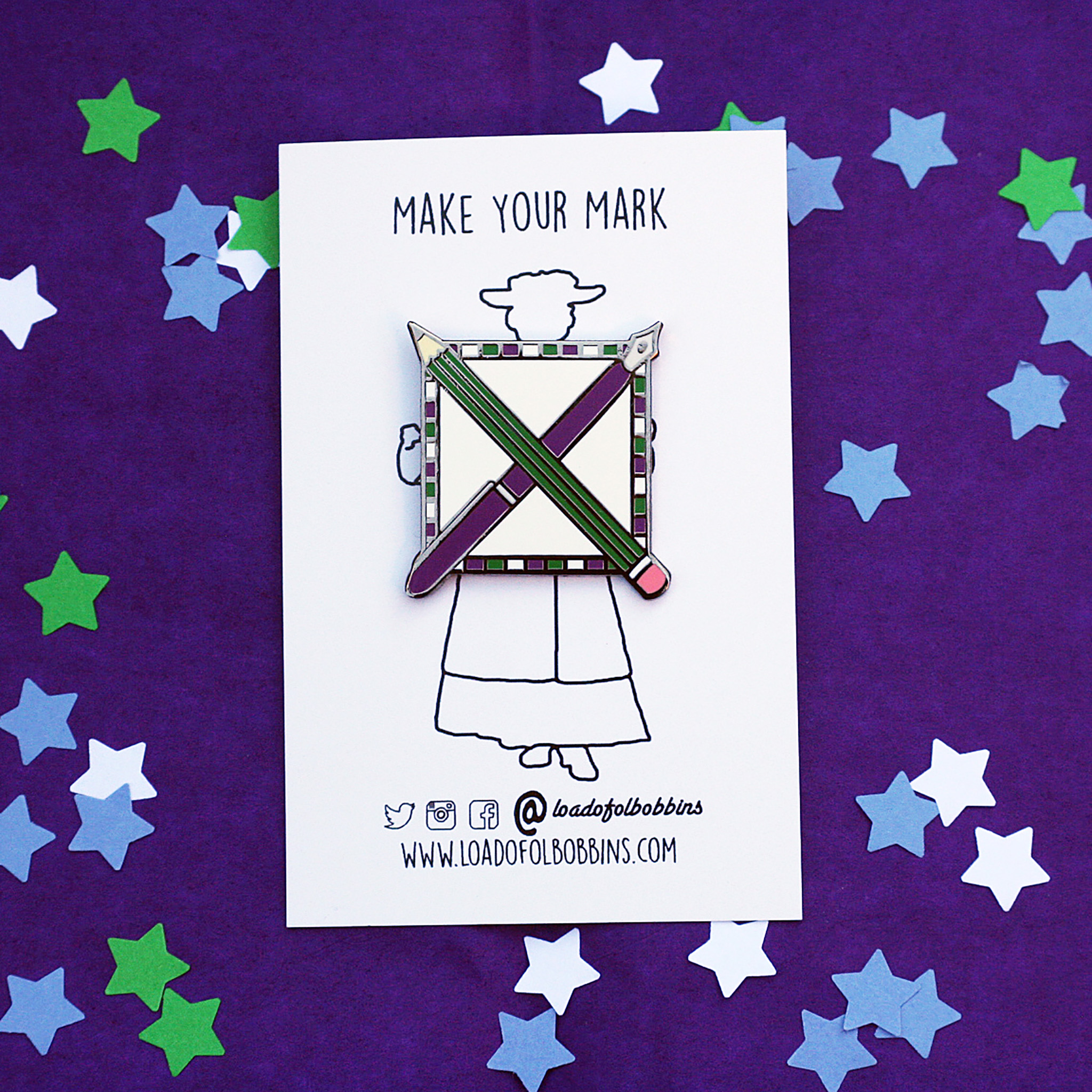 End of Line - Make Your Mark Pin