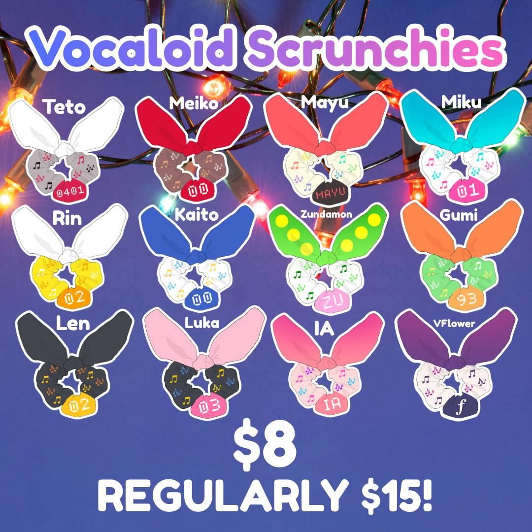 Vocaloid Scrunchie