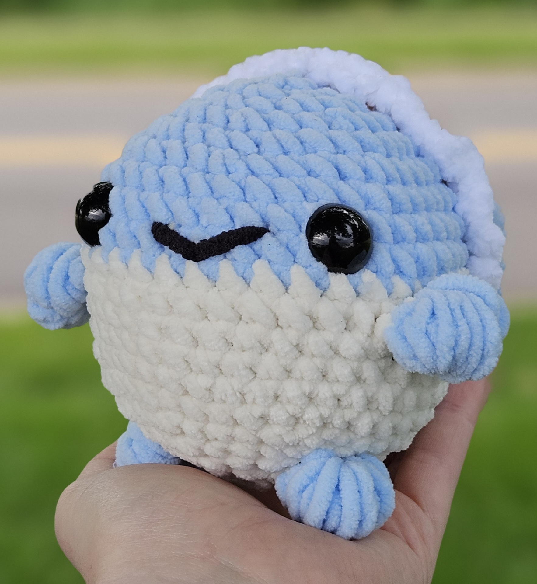 Round Crochet Squirrel Turtle