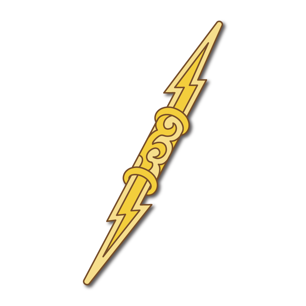 Zeus' Thunderbolt Pin