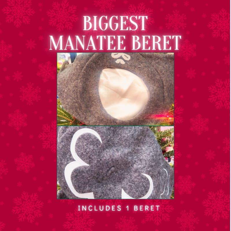 Biggest Manatee Beret