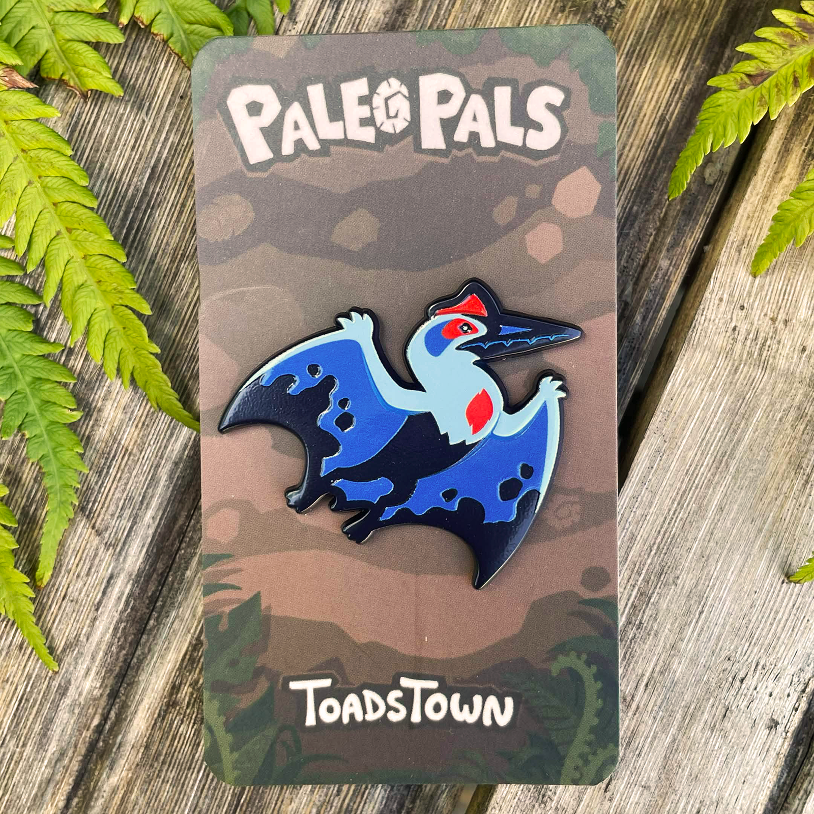 Quetzalcoatlus Dyed Enamel Pin