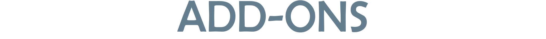 Add-ons