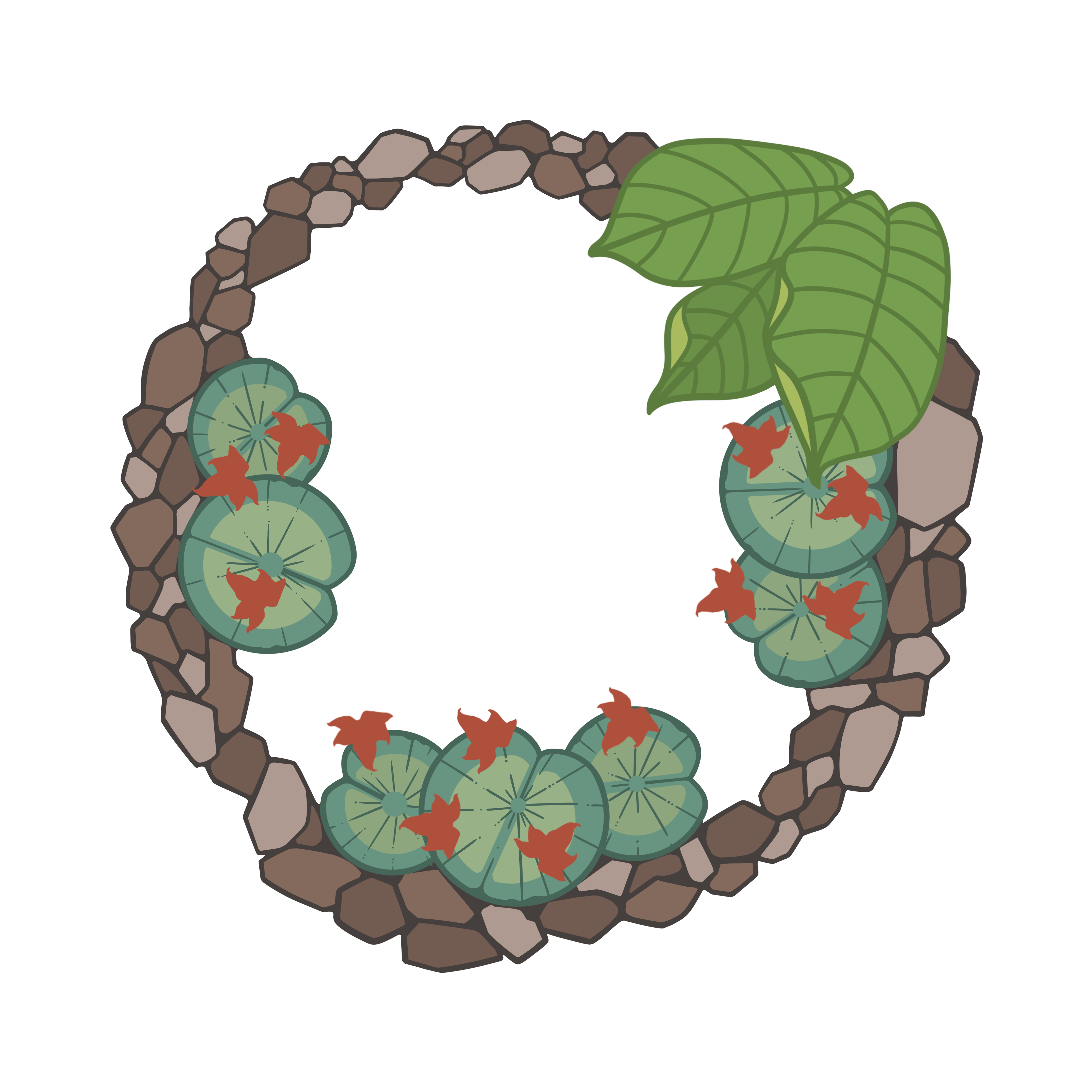 Koi Pond Quicksand Keychain - 1 Fish	