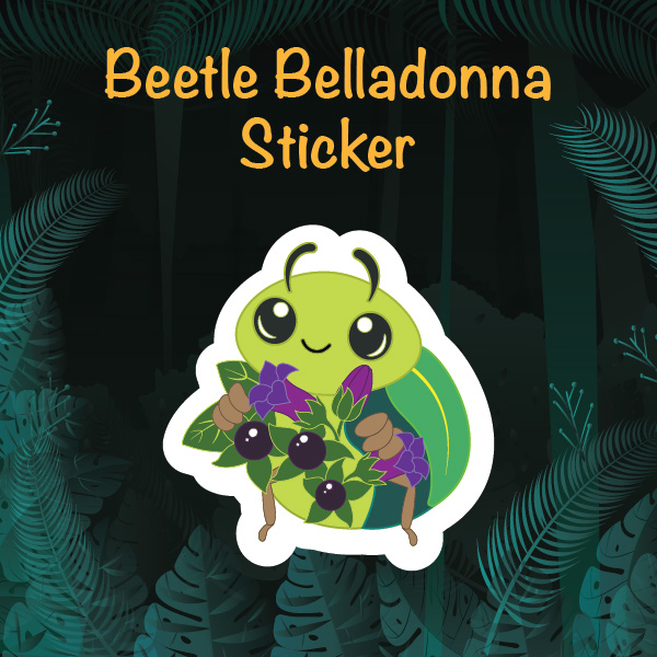 Beetle Belladonna Sticker