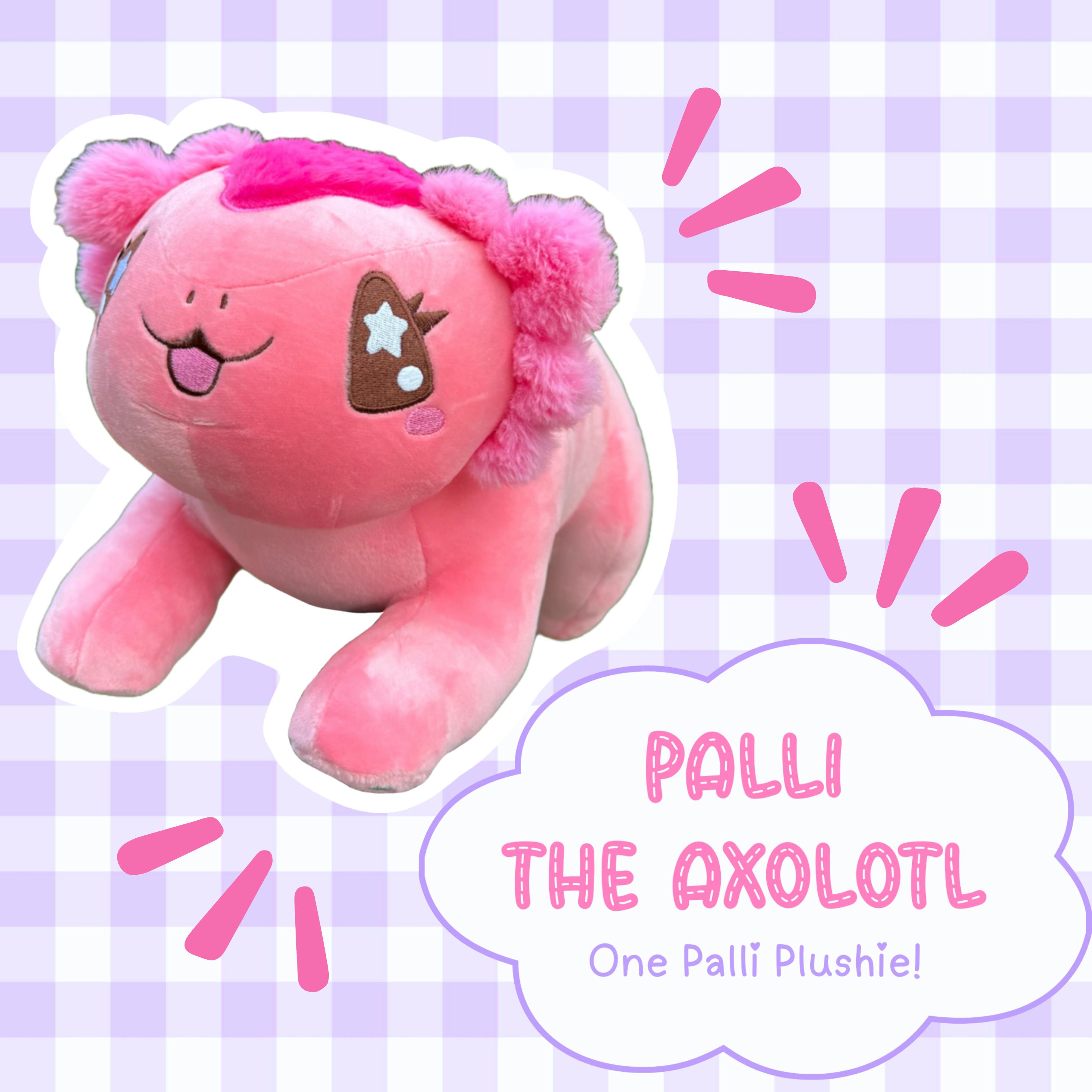 Palli the Weighted Axolotl Plushie!
