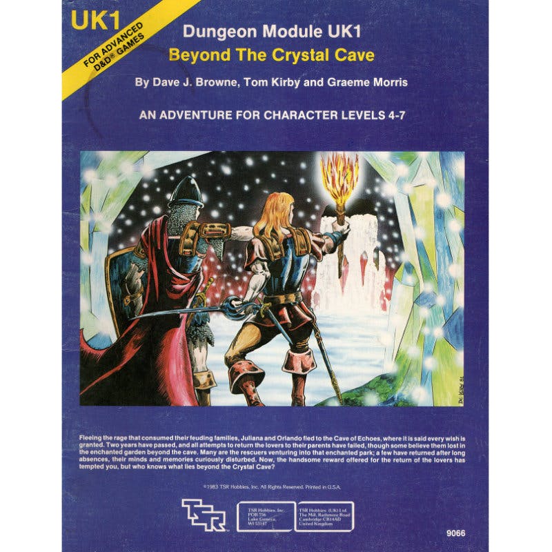 UK1: Beyond the Crystal Cave (March 1983)