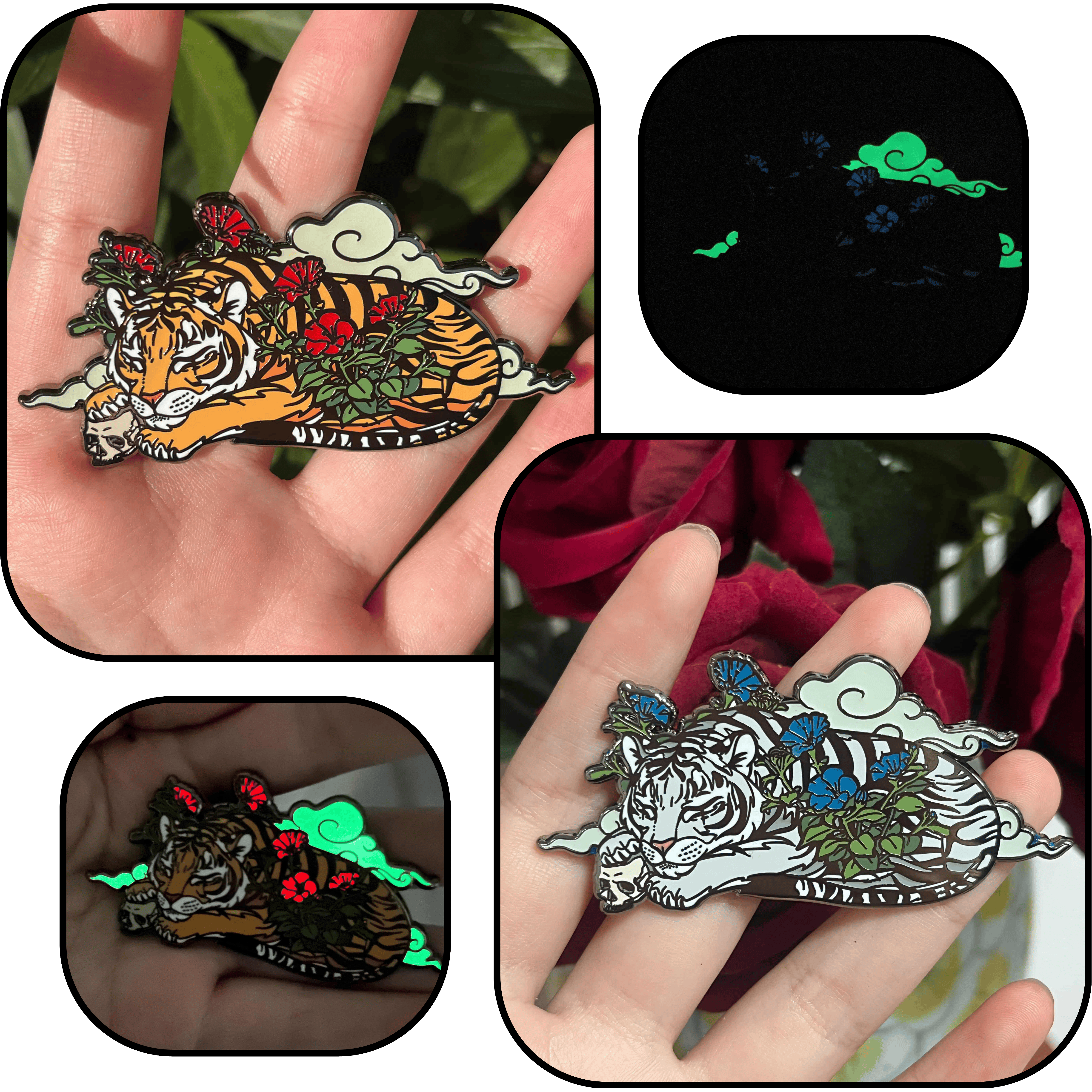 Tiger Pin (Glow-in-the-Dark)