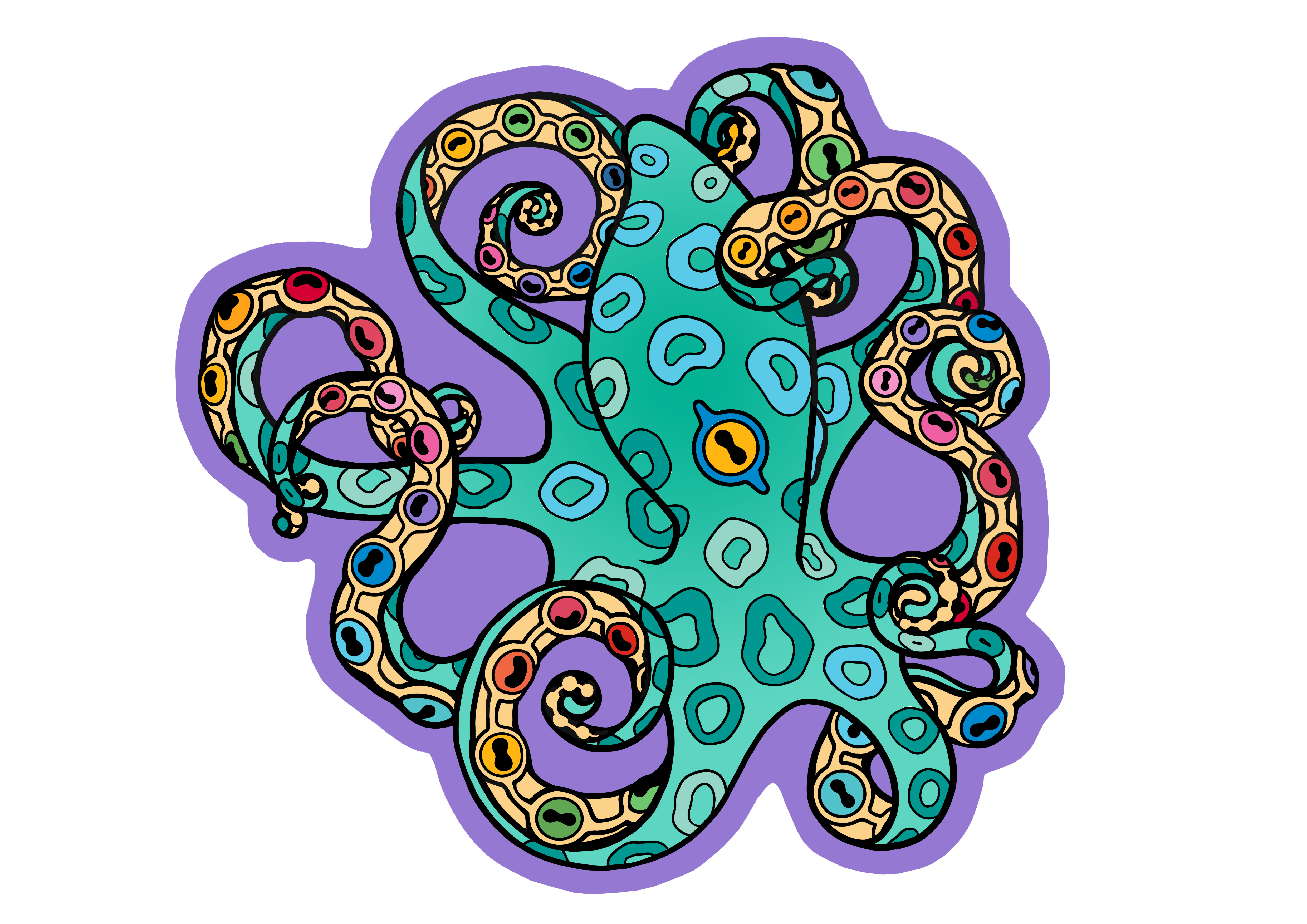 Octopus Sticker