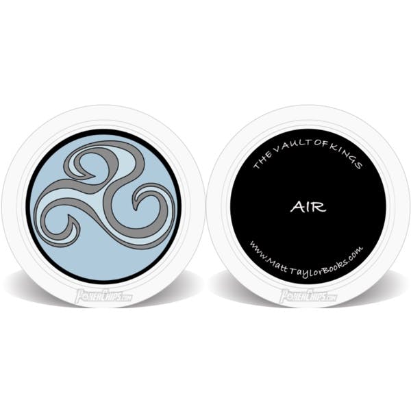 (Digitally) hand painted high-quality coin from the author of the element of Air